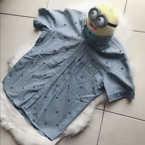 Slim fit men’s denim men’s shirt 👔